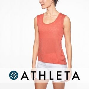 Athleta | Breezy Muscle Tee | Smoked Salmon | Medium